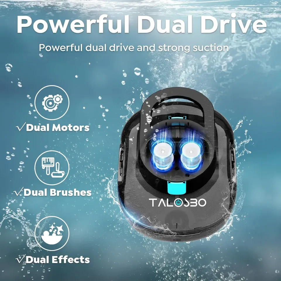 Cordless Robotic Pool Cleaner with 120-Min Runtime - photo 5