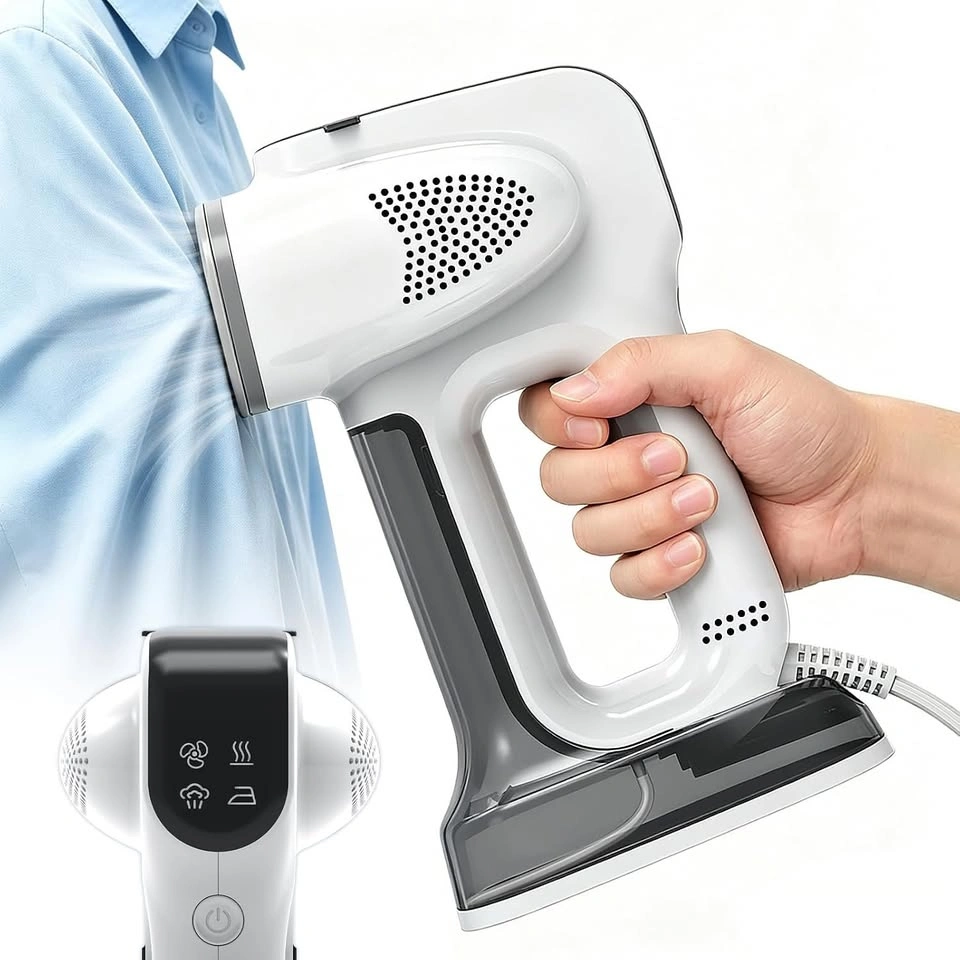 Vacuum Clothes Steamer & Iron with 3500Pa Suction, 340ML Tank - photo 2