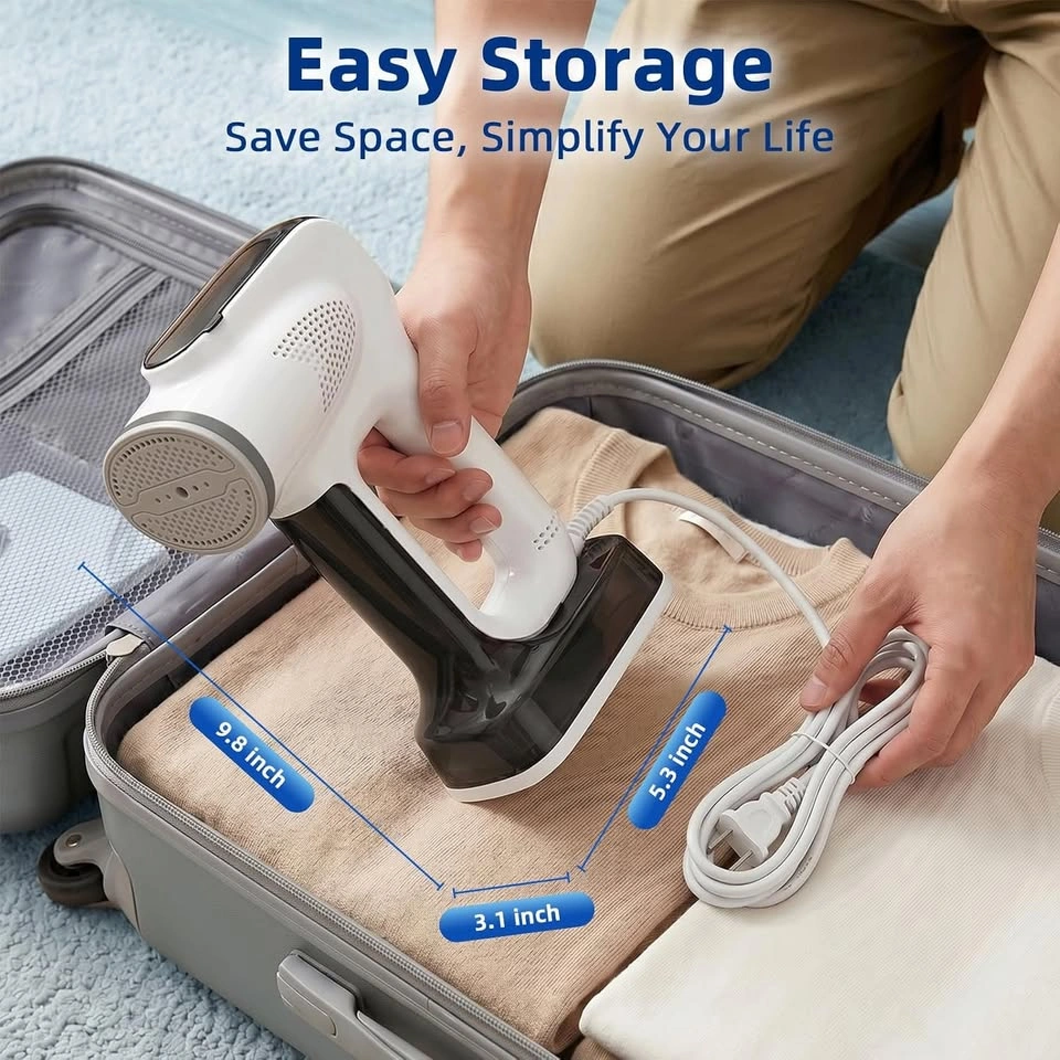 Vacuum Clothes Steamer & Iron with 3500Pa Suction, 340ML Tank - photo 3