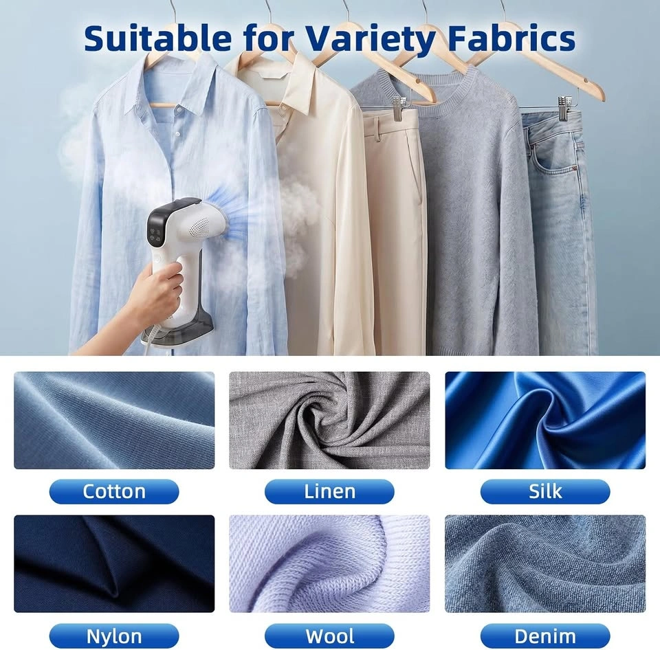 Vacuum Clothes Steamer & Iron with 3500Pa Suction, 340ML Tank - photo 4