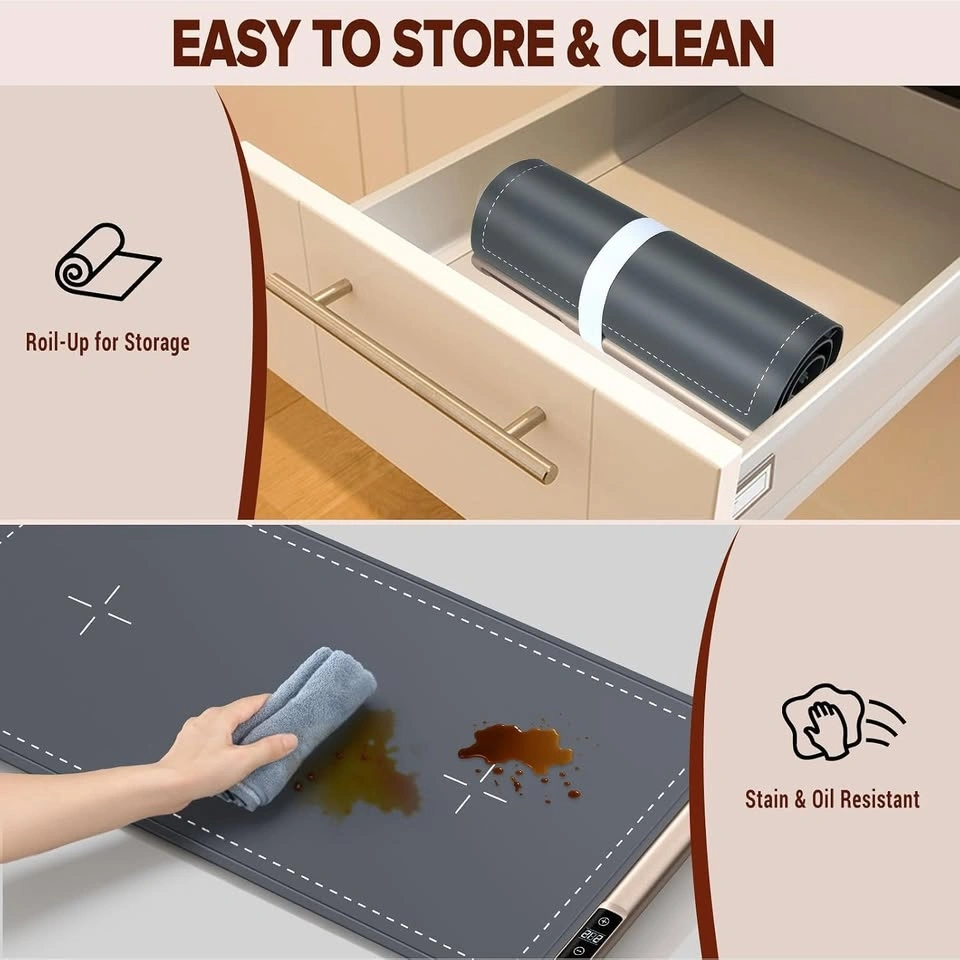 Extra Large 36” x 16” Food Warming Mat for Buffets & Parties, 50 - photo 3