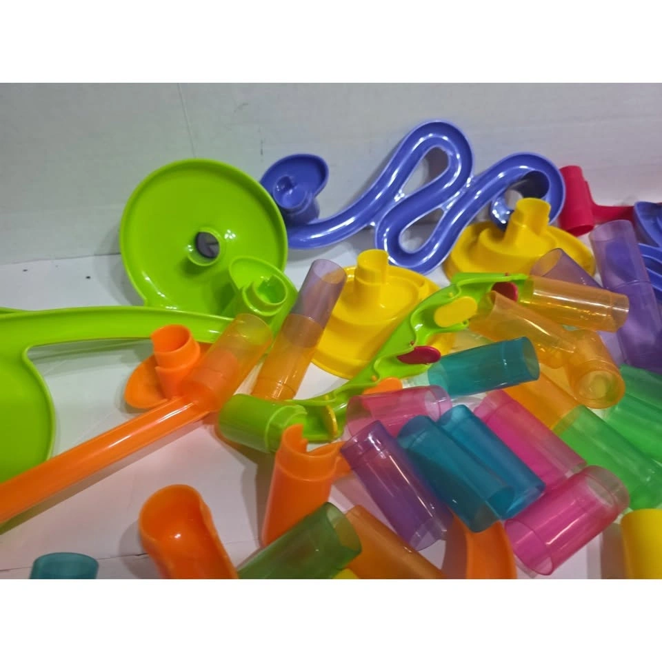 Marble Run Maze Race Track Lot Pieces Add On 60 Plus Parts - photo 4