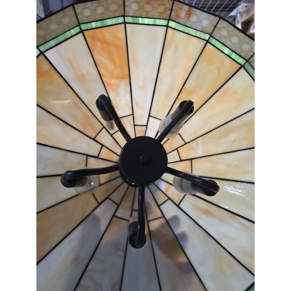 Tiffany Style Stained Glass Pendant Lamp Shade - photo 5