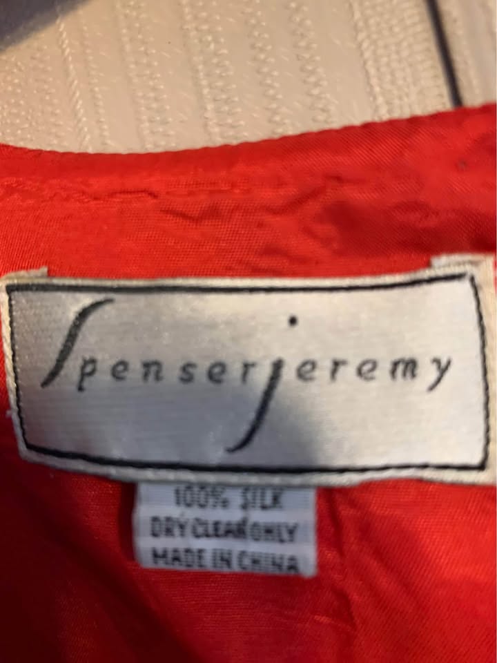 GORGEOUS RED, MAXI FLARE SPENCER JEREMY 100% SILK DRESS! - photo 3