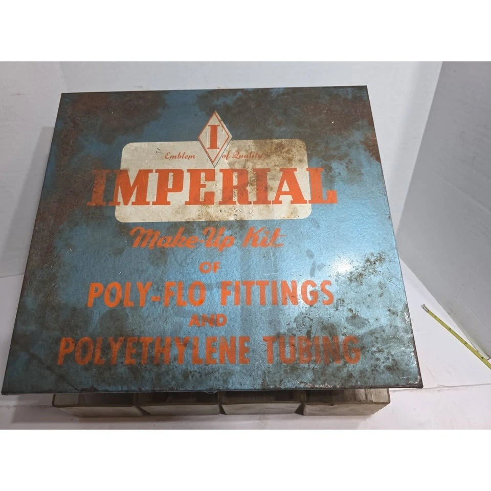 Vintage Imperial Brass Fittings Metal Display Case - photo 2