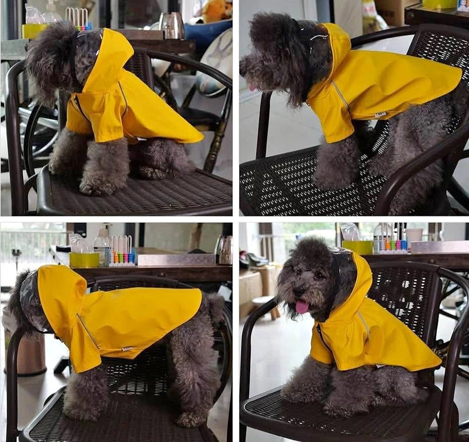 NEW waterproof dog raincoat (size S)