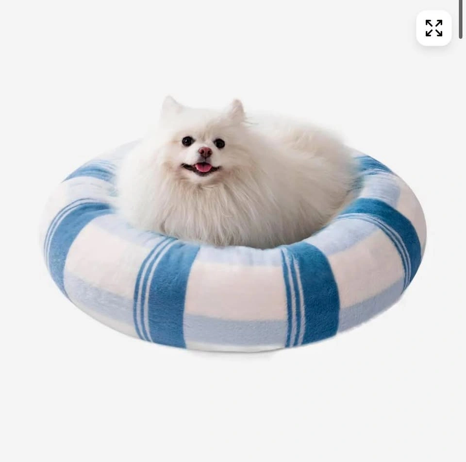 NEW fluffy cat&dog donut bed
