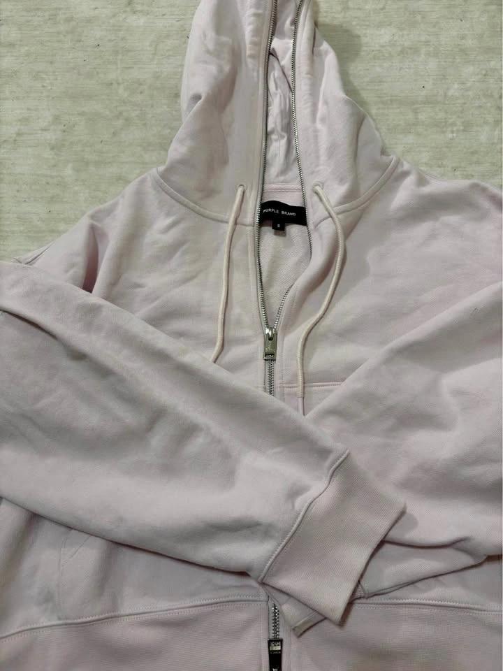 Purple Brand Zip-Up Hoodie