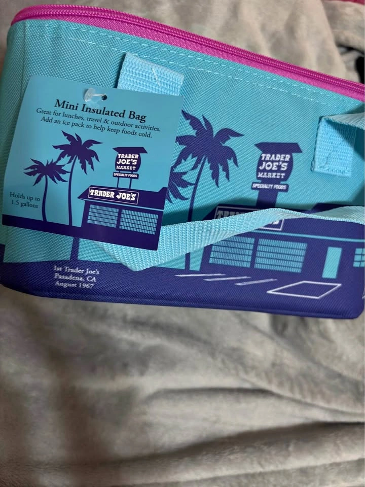 Trader Joe's Mini Insulated Bag (BLUE)