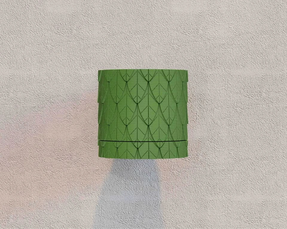 3D printed Aesthetic minimalist wall mounted Planters - photo 3