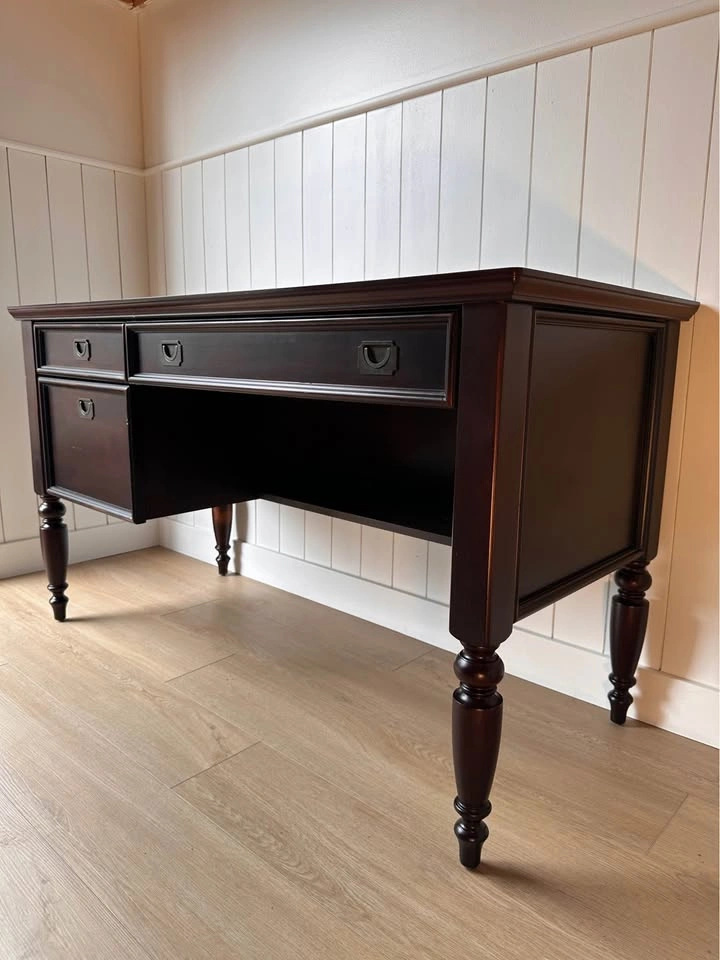 Mid Century Solid Wood Desk - photo 2