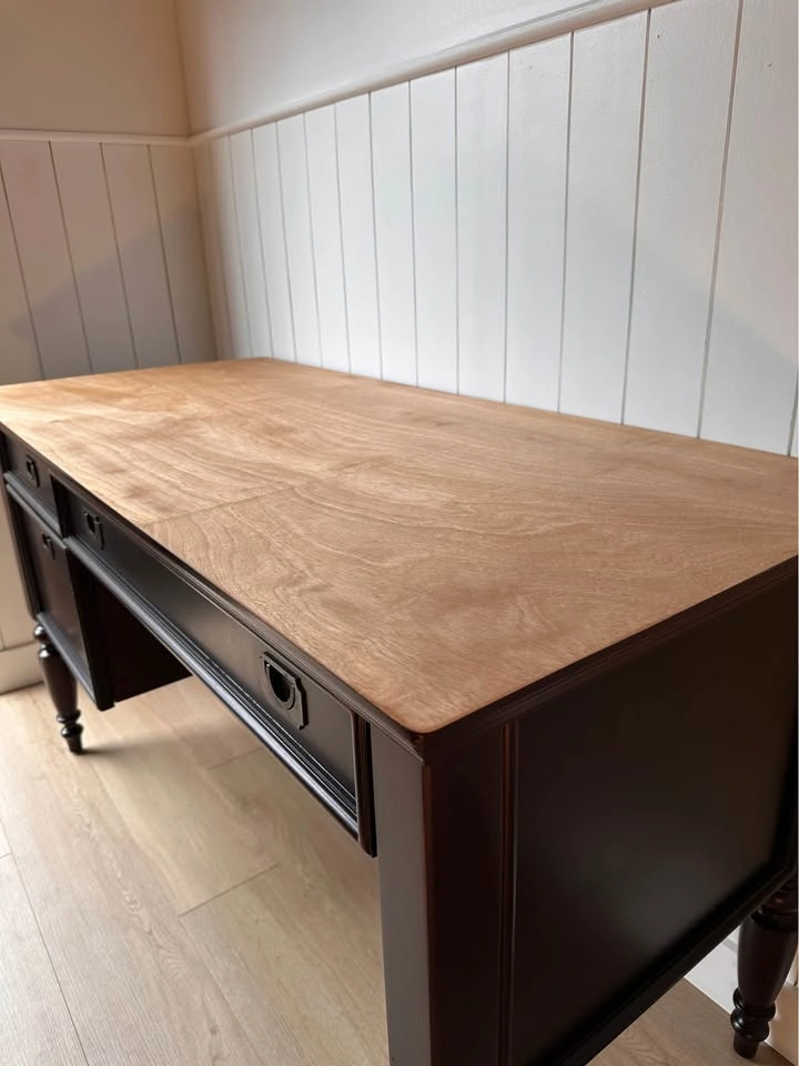 Mid Century Solid Wood Desk - photo 3