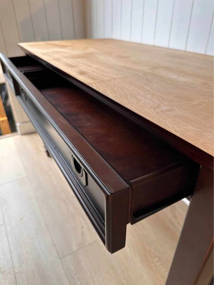 Mid Century Solid Wood Desk - photo 4
