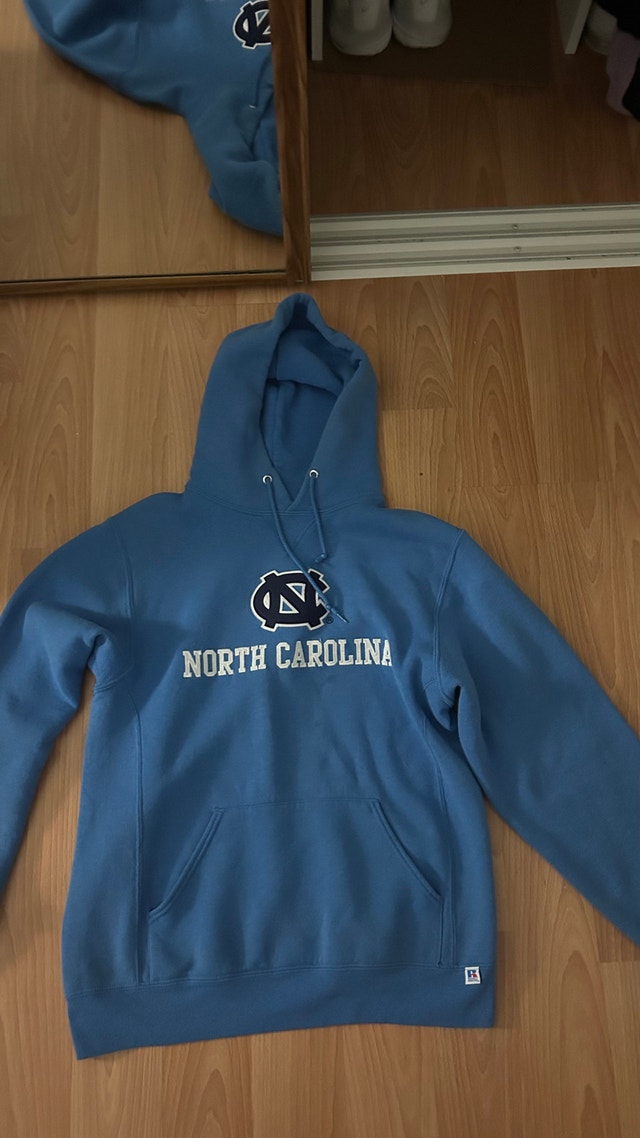 Russell Athletic North Carolina Blue Hoodie