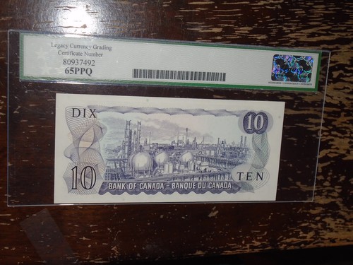 1971 Bank of Canada $10 Lawson-Bouey Legacy Graded Note - photo 2