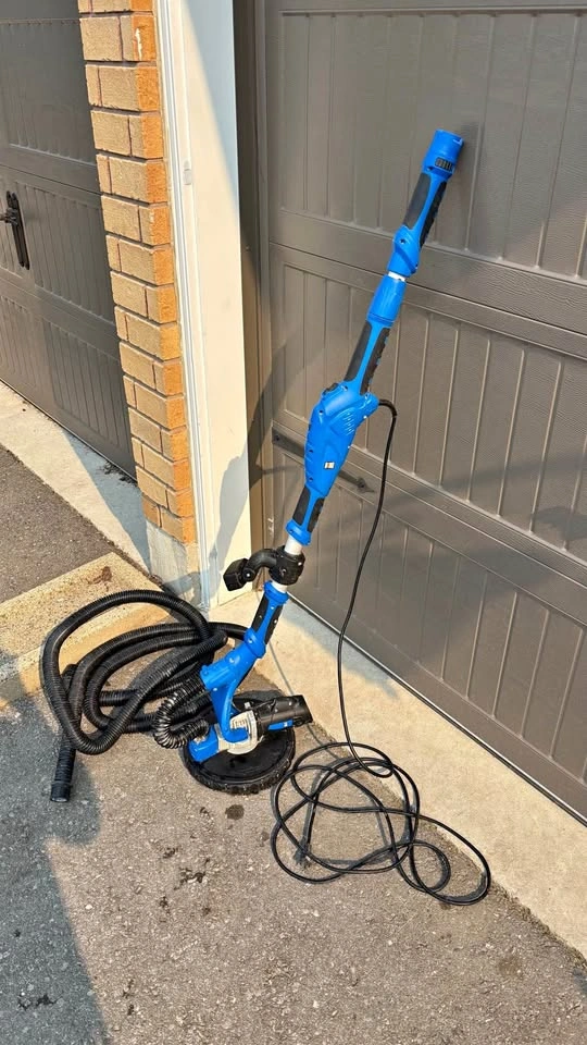 Power Fist Corded Electric Drywall Sander with Vacuum Hose
