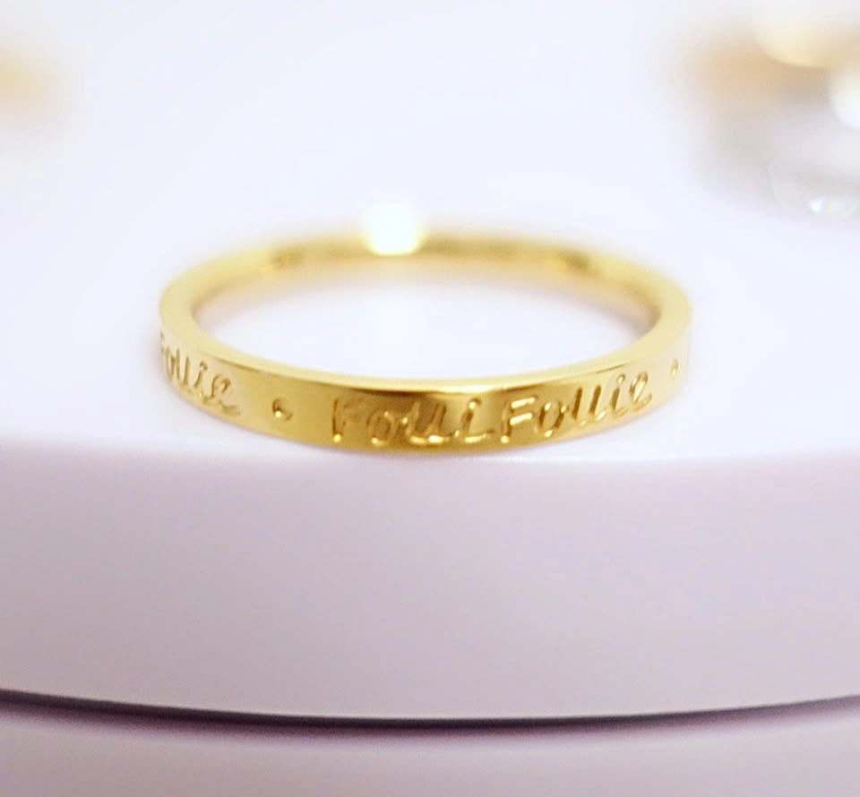 New Genuine Folli Follie 4-piece Size 7 Stackable Rings - photo 5