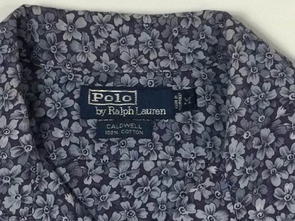 Vintage Polo by Ralph Lauren Caldwell 100% Cotton Floral Shirt - photo 2