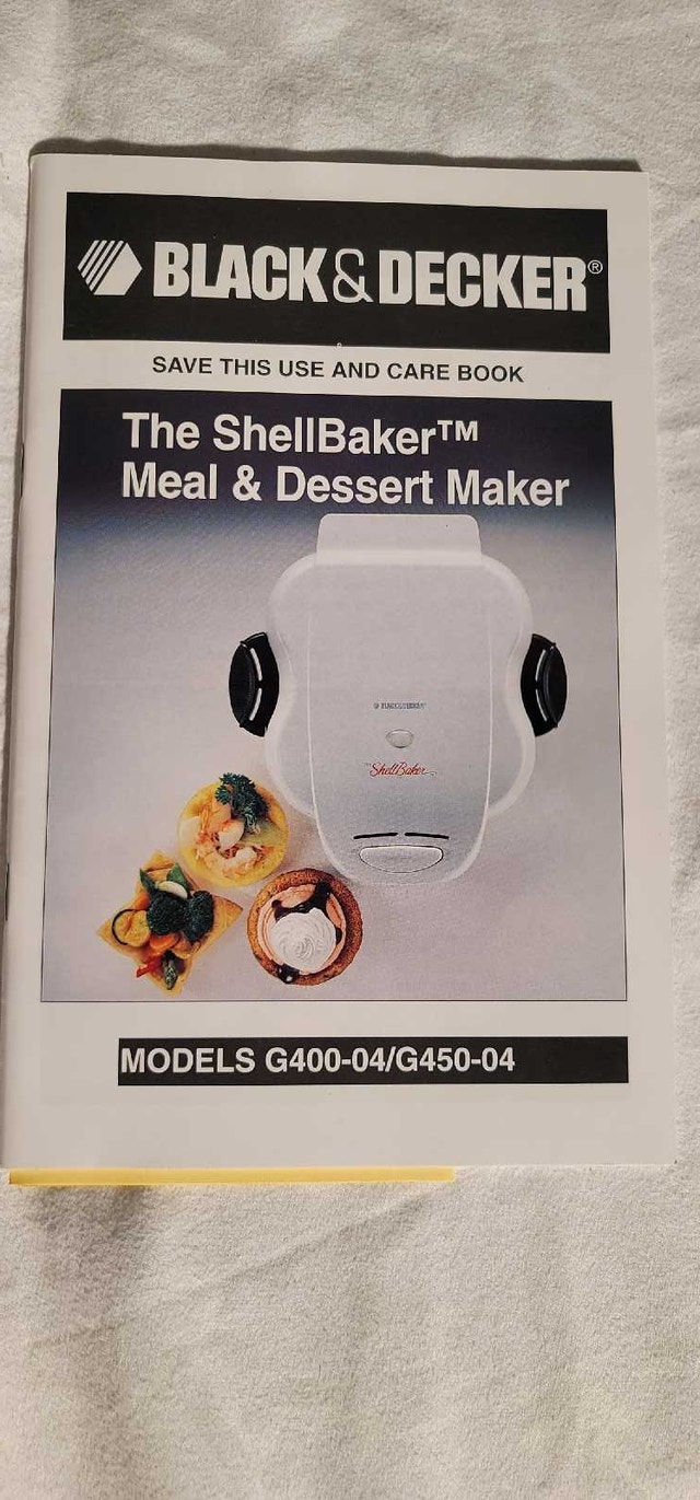 Pastry Shell Baker (Black & Decker) - photo 4