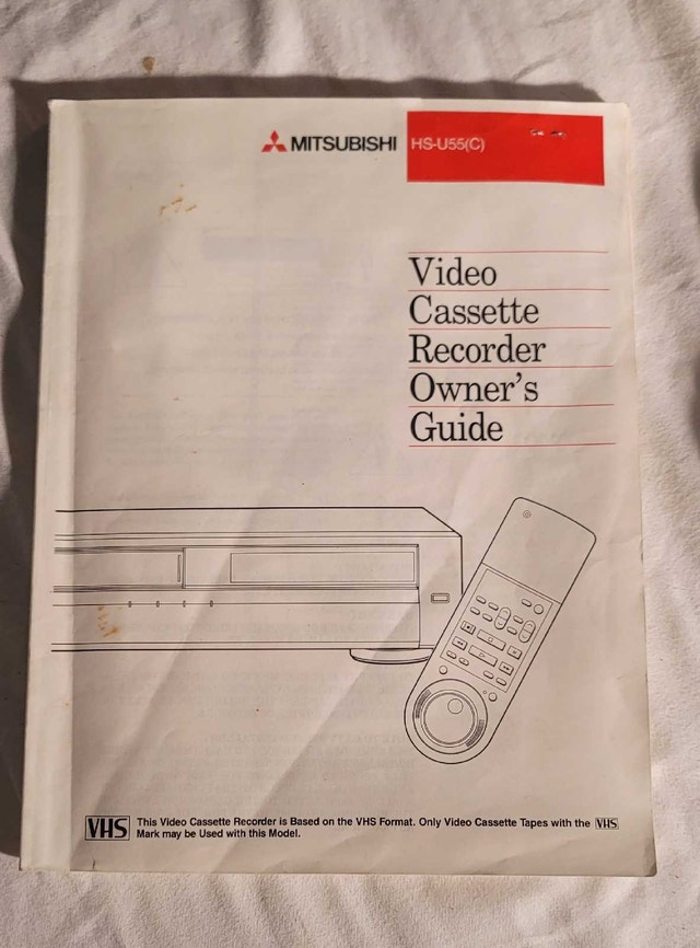 Mitsubishi VHS Video Cassette Recorder - photo 5