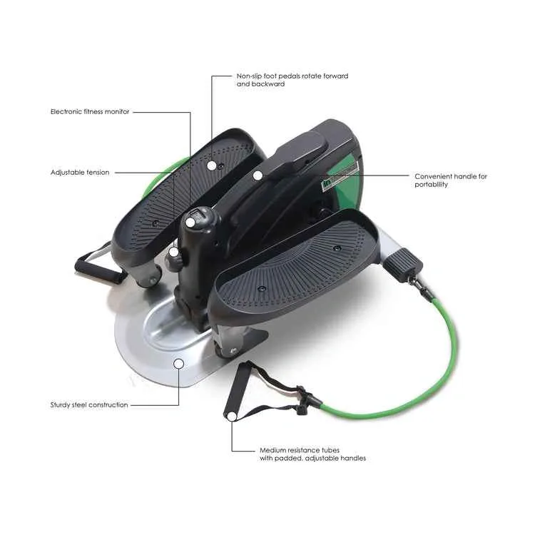 Stamina InMotion Mini Elliptical Trainer with Resistance Bands - photo 2