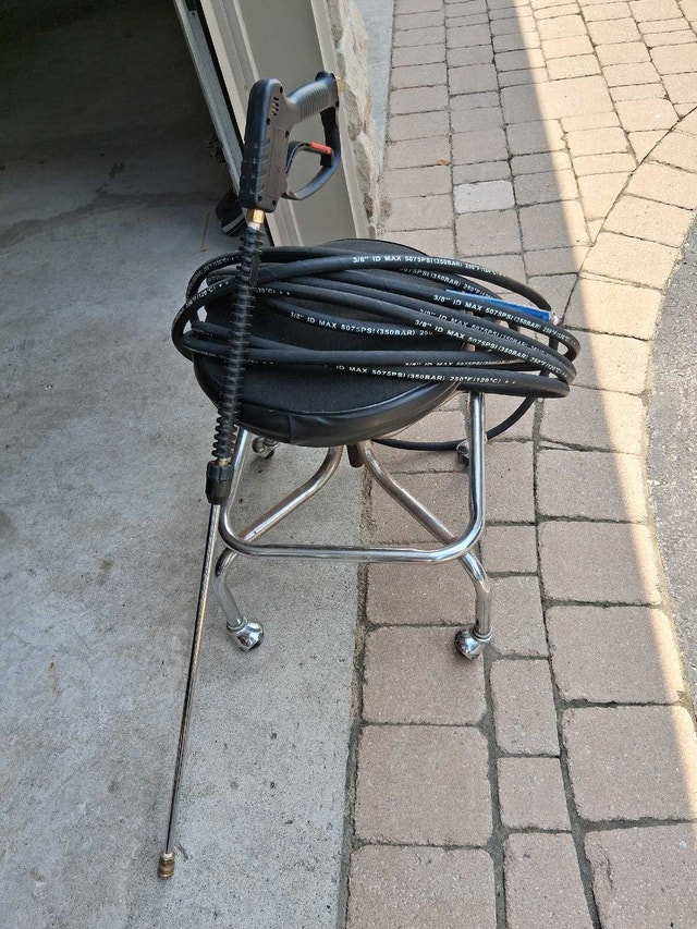 Pressure Washer Hose and Spray Gun