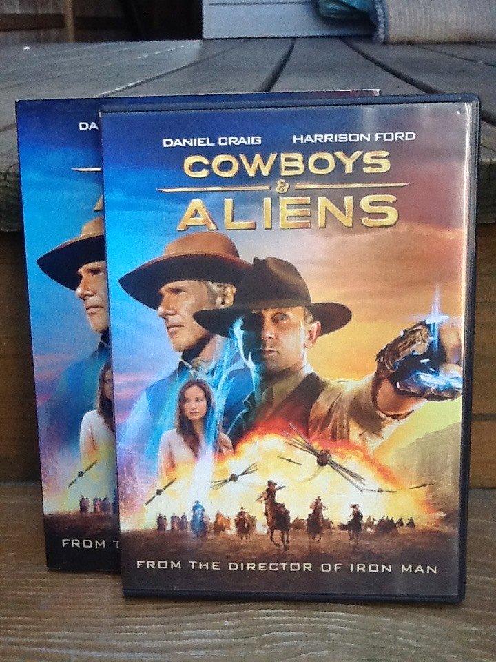 Cowboys & Aliens DVD - Daniel Craig - Harrison Ford - Like New