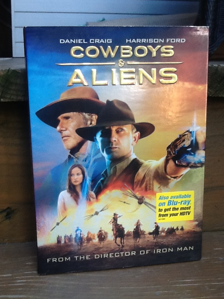 Cowboys & Aliens DVD - Daniel Craig - Harrison Ford - Like New - photo 3
