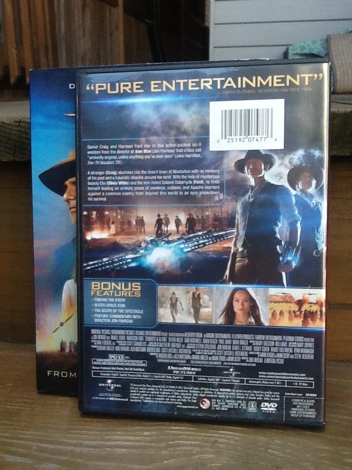 Cowboys & Aliens DVD - Daniel Craig - Harrison Ford - Like New - photo 5