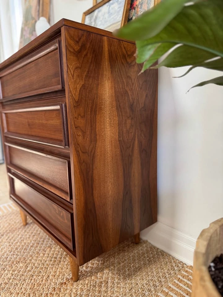 Restored Small MCM Dresser - Walnut - photo 3