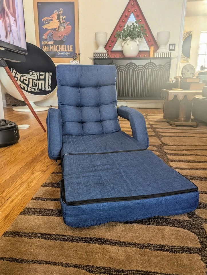 Chaise Lounge Sofa, Folding Lazy Sofa Floor Chair - photo 4