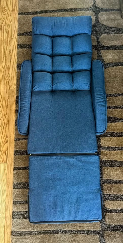 Chaise Lounge Sofa, Folding Lazy Sofa Floor Chair - photo 5