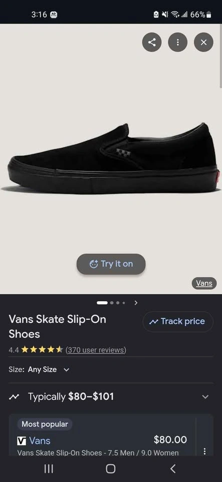 Black vans shoes - photo 3