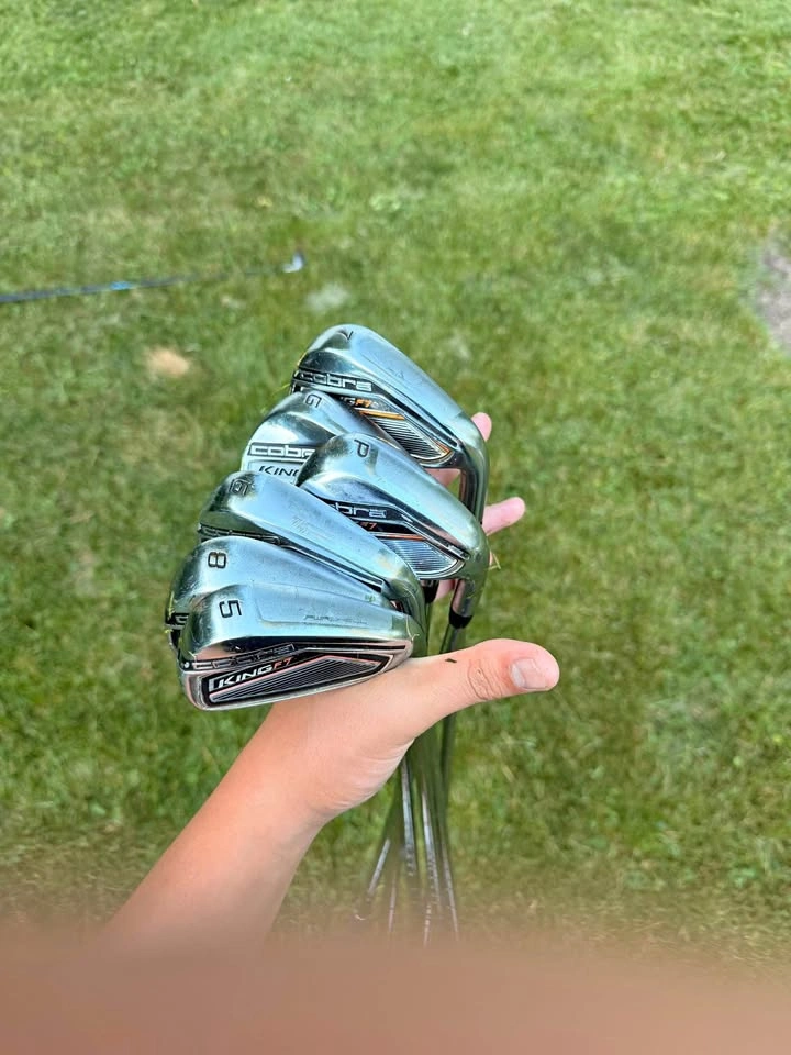 RH Cobra F7 Iron Set 5-GW NO 9 iron steel shaft