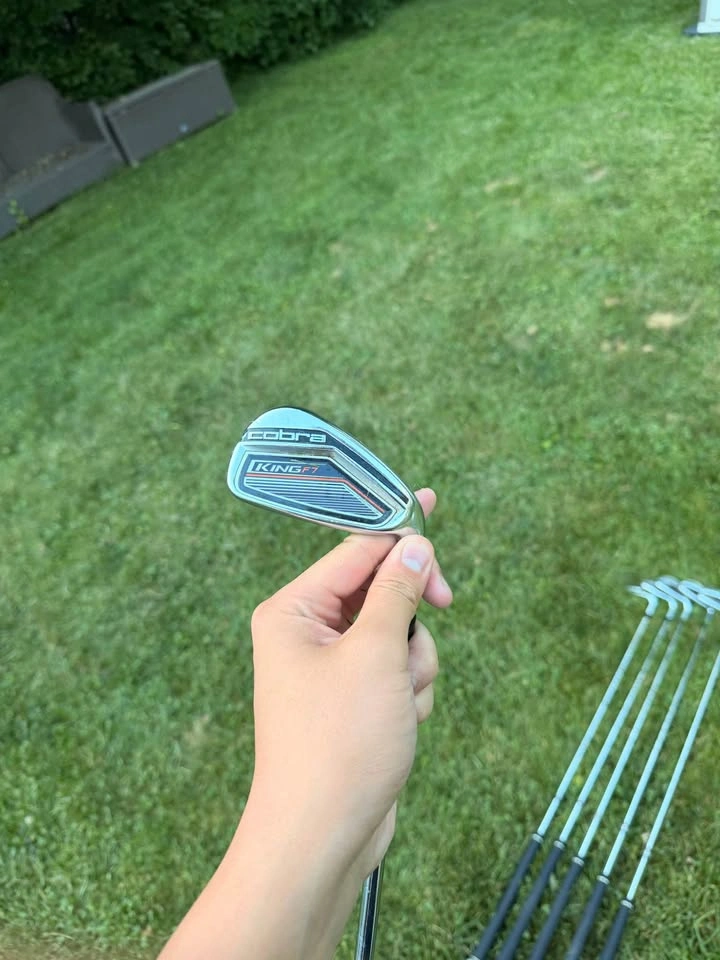 RH Cobra F7 Iron Set 5-GW NO 9 iron steel shaft - photo 2