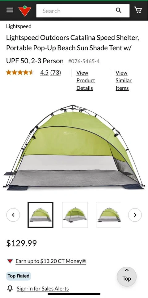 Lightspeed Outdoors Catalina Speed Shelter, Pop-Up Beach Tent