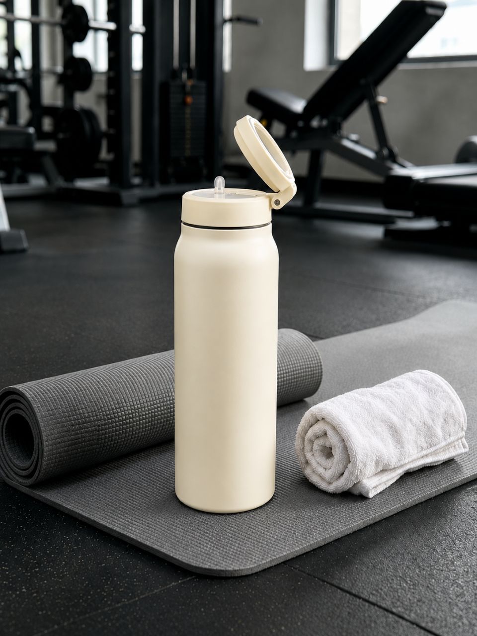 24 oz Insulated Tumbler – Keeps Drinks Hot & Cold – Cream - photo 3