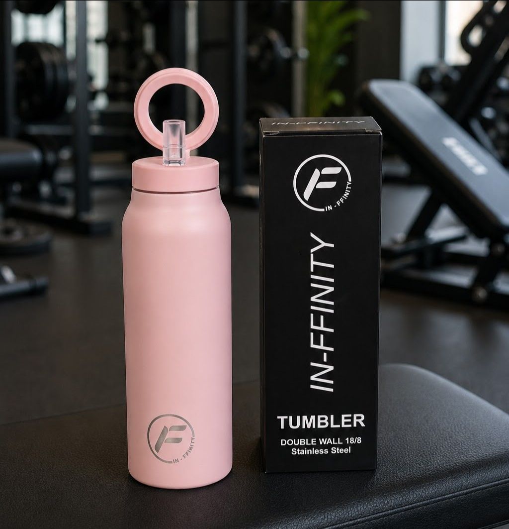 24 oz Vacuum Insulated Tumbler – Hot & Cold Drink Cup – Pink