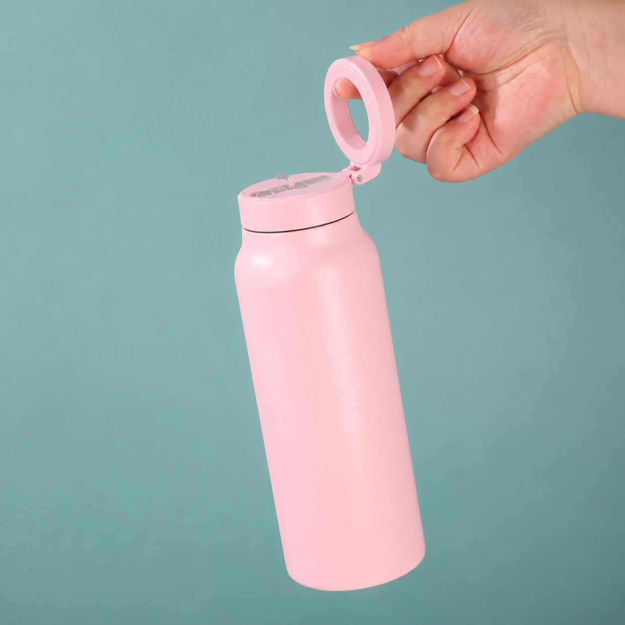 24 oz Vacuum Insulated Tumbler – Hot & Cold Drink Cup – Pink - photo 2