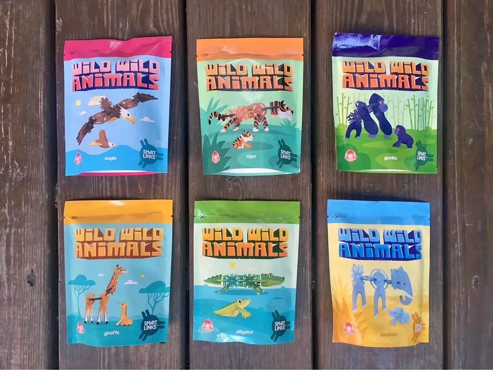 Wendy's Wild Wild Animals 2020 Complete Set thumbnail