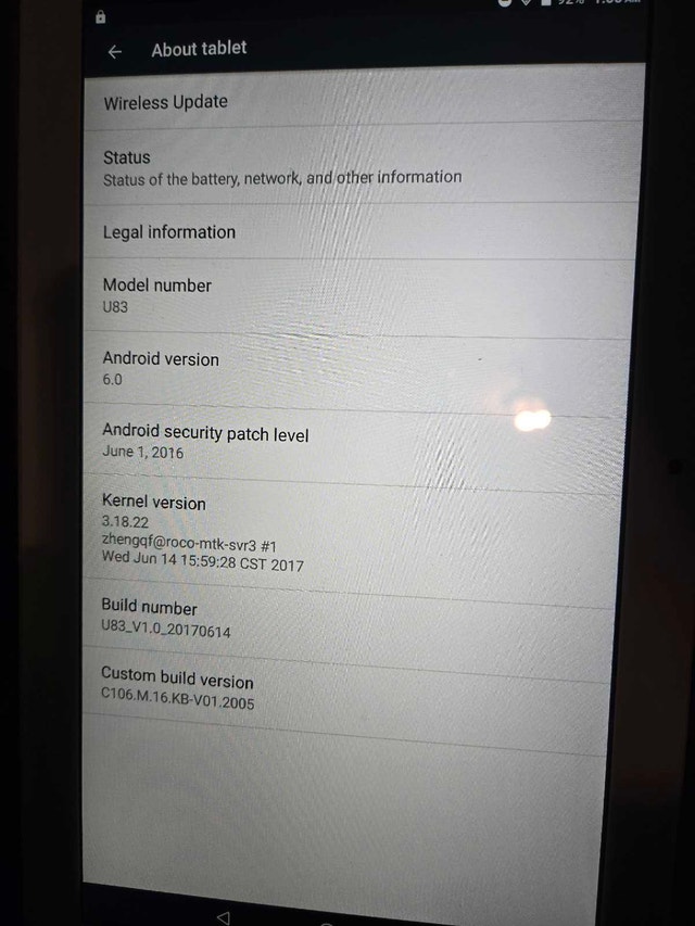 Android Tablet Model U83 10.6 inch - photo 3