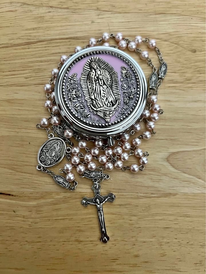 Our Lady of Guadalupe Rosary with Matching Case