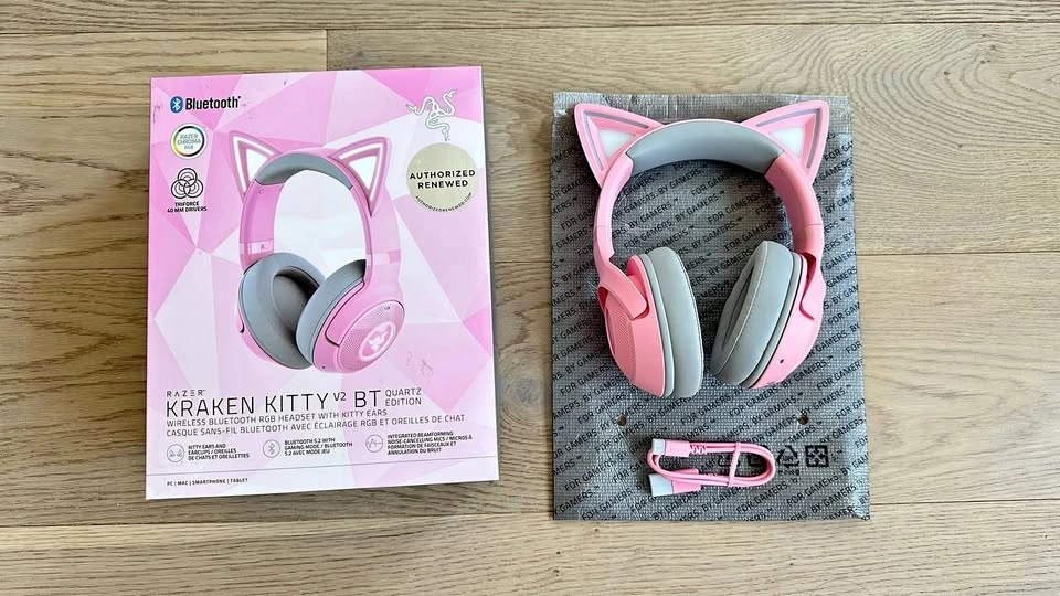 Kraken Kitty V2 Bluetooth Headset - Quartz