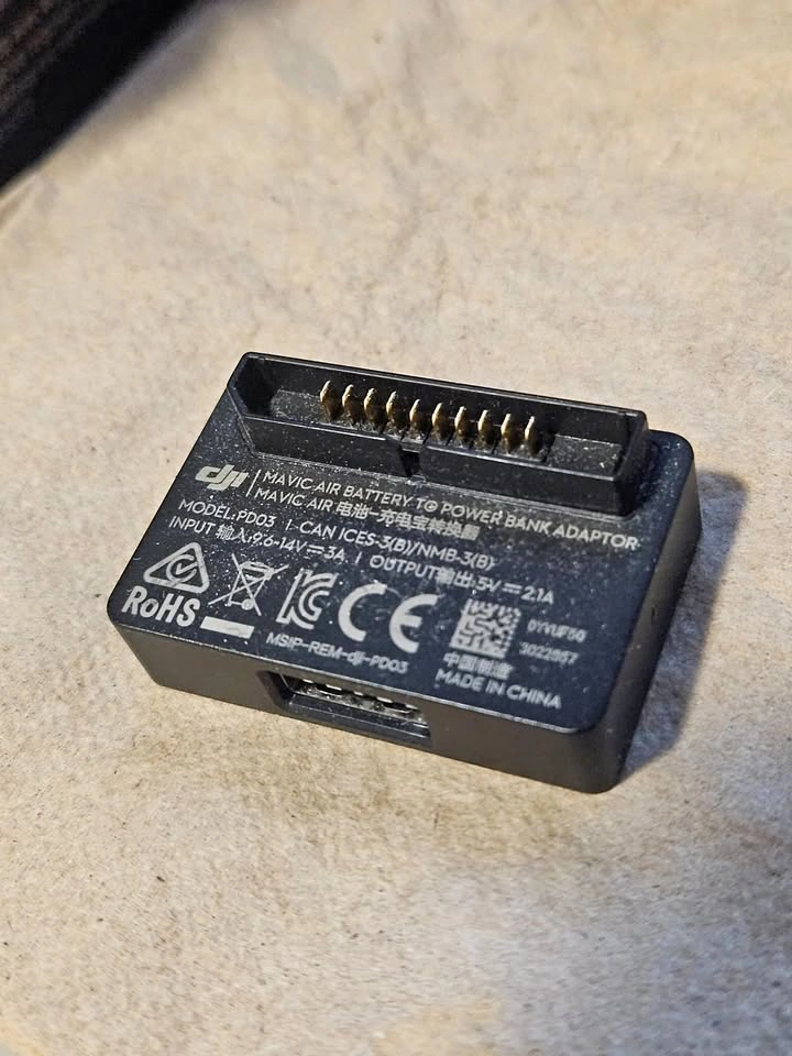Mavic Air Battery to Power Bank Adapter