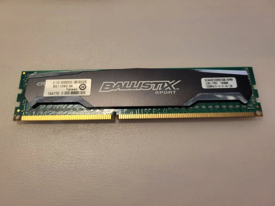 Crucial Ballistix Sport 4GB DDR3 1333 (PC3 10600) Desktop Memory - photo 2