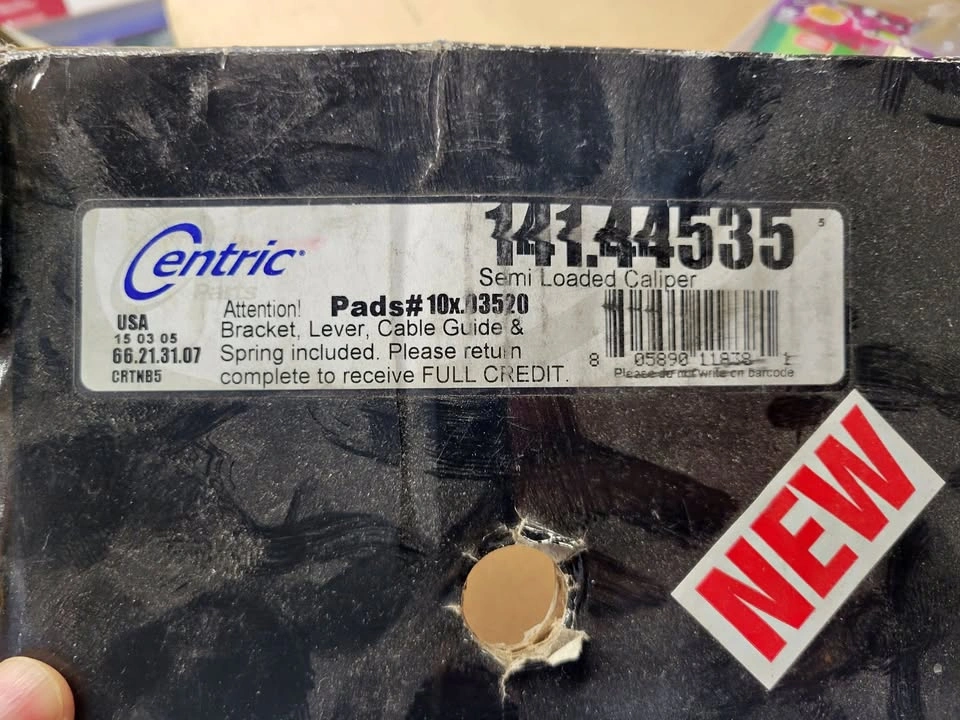 1988 Chevrolet Nova Rear Right Semi-Loaded Brake Caliper