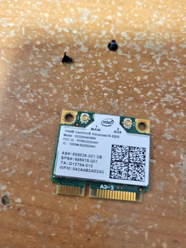 Intel Centrino Advanced-N 6205, Dual Band PCIe wireless card