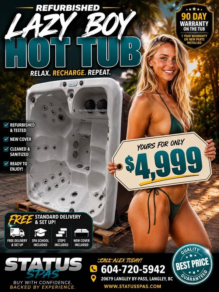 Lazy boy hot tub. Full warranty. - photo 3