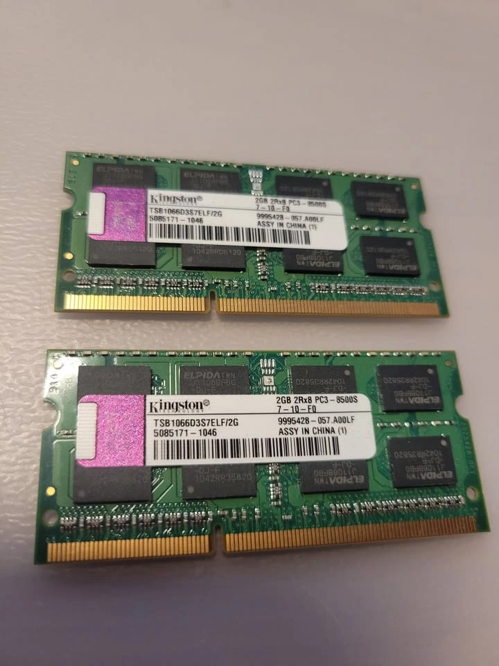 2GB x2 PC3-8500S
