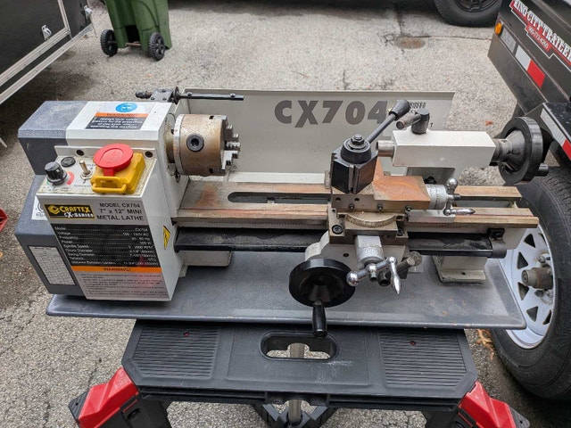 Craftex CX704 7" x 12" Mini Metal Lathe